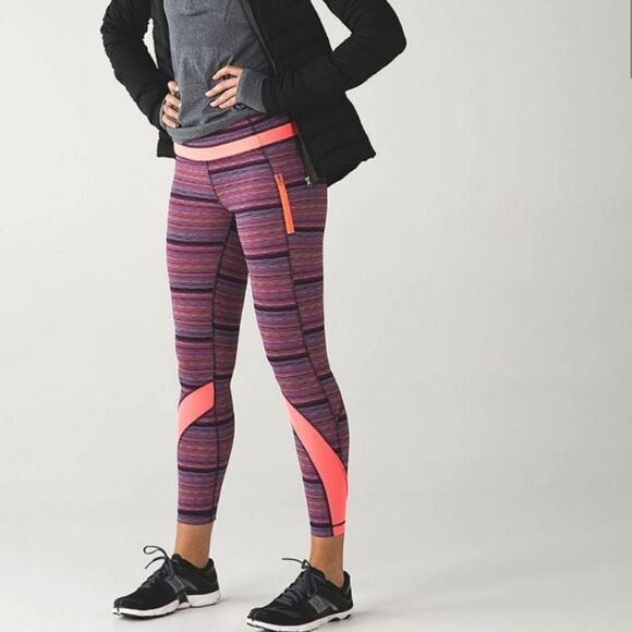 Lululemon Inspire Tight II Leggings Pink Women's Size 6 - Picture 1 of 7